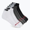 Zokni New Balance Everyday Low Cut 6 pairs white/silver metallic