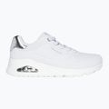 Női cipő SKECHERS Uno Shimmer Away white/silver 9