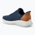 Férfi cipő SKECHERS Bobs Squad Chaos Heel Preferred navy 3