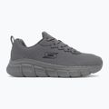 Férfi SKECHERS Bobs B Flex Chill Edge sötét szürke cipő 2