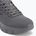 Férfi SKECHERS Bobs B Flex Chill Edge sötét szürke cipő 7