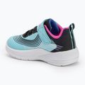 SKECHERS Microspec Advance aqua/lila gyermekcipő 3