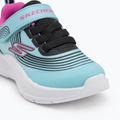 SKECHERS Microspec Advance aqua/lila gyermekcipő 7