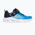 SKECHERS Meteor Lights fekete/kék gyermekcipő