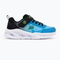 SKECHERS Meteor Lights fekete/kék gyermekcipő 2