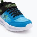 SKECHERS Meteor Lights fekete/kék gyermekcipő 7
