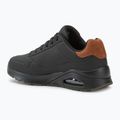 Férfi cipő SKECHERS Uno Suited On Air black/chestnut 3