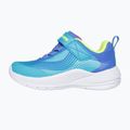 SKECHERS Microspec Advance gyermek cipő türkizkék 10