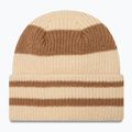 Női téli sapka New Era Stripe Cuff Knit Beanie beige 2