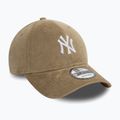 Baseballsapka New Era Cord 9FORTY New York Yankees beige