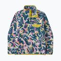 Patagonia női trekking pulóver LW Synch Snap-T P/O wild botanist/tidal teal 4