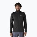 Férfi Patagonia R1 hibrid fleece pulóver fekete