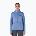 Női softshell dzseki Patagonia R1 Hybrid Hybrid Pullover Hoody bőséges kék