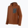 Férfi Patagonia R1 Air Full-Zip trekking pulóver robin barna 3