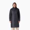Női pehelydzseki Patagonia Recycled Down Sweater Parka fekete