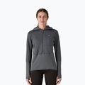 Női softshell dzseki Patagonia R1 Hybrid Pullover Hoody smolder kék