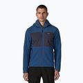 Férfi Patagonia R2 TechFace Hoody softshell kabát clement kék