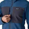 Férfi Patagonia R2 TechFace Hoody softshell kabát clement kék 7
