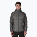 Férfi Patagonia Micro Puff Hoody pehelypaplan dzseki forge szürke