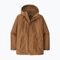 Patagonia Isthmus Parka szarvas barna férfi pehelykabát