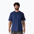 Férfi Patagonia Boardshort Logo Pocket póló Responsibili clement blue