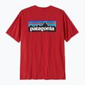 Férfi Patagonia P-6 Logo Responsibili-Tee amanita piros 2
