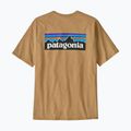 Férfi Patagonia P-6 Logo Responsibili-Tee talon arany póló 3
