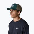Patagonia P-6 Logo Trucker baseball sapka kaszkád zöld 2