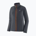 Patagonia női R1 Hybrid füstölgő kék melegítőfelső 8