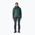 Női pehelydzseki Patagonia Down Sweater Hoody cascade green 2