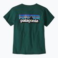 Női Patagonia P-6 Logo Responsibili-Tee kaszkád zöld 4