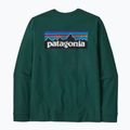 Férfi Patagonia P-6 Logo Responsibili cascade zöld hosszú ujjú ruha 2