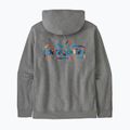 Patagonia férfi Unity Fitz Uprisal Hoody gravel heather melegítőfelső 2