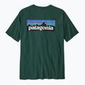 Férfi Patagonia P-6 Logo Responsibili-Tee kaszkádzöld póló 2
