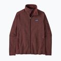 Női Patagonia Better Sweater Fleece trekking pulóver sötét rubin színben 3