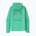Női pulóver Patagonia Capilene Cool Sun Hoody aqua stone/early teal x-dye 3