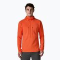 Férfi pulóver Patagonia R1 Ultralight Hoody coal orange