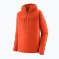 Férfi pulóver Patagonia R1 Ultralight Hoody coal orange 10
