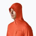 Férfi pulóver Patagonia Capilene Cool Sun Hoody coal orange/light coal orange x-dye 5