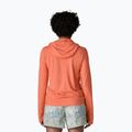 Női pulóver Patagonia Capilene Cool Sun Hoody mellow melon/peach sherbet x-dye 3