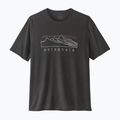 Férfi póló Patagonia Cap Cool Trail Stratapeaks ink black