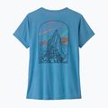 Női póló Patagonia Capilene Cool Daily - Cloud Crag shore blue/light shore blue x-dye
