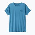 Női póló Patagonia Capilene Cool Daily - Cloud Crag shore blue/light shore blue x-dye