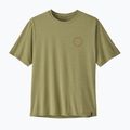Férfi trekking póló Patagonia Cap Cool Daily Shirt - Spoke Stencil gumtree green - light gumtree green x-dye