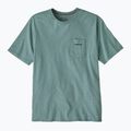 Férfi póló Patagonia Boardshort Logo Pocket Responsibili blue sage