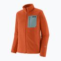 Férfi trekking pulóver Patagonia R1 Air coal orange