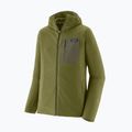 Férfi trekking pulóver Patagonia R1 Air Full Zip Hoody caper green