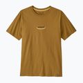 Férfi póló Patagonia '95 Oval Logo bobcat brown/sunshine