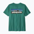 Férfi póló Patagonia P-6 Logo gem green 5