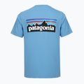Férfi póló Patagonia P-6 Shore blue logo 2